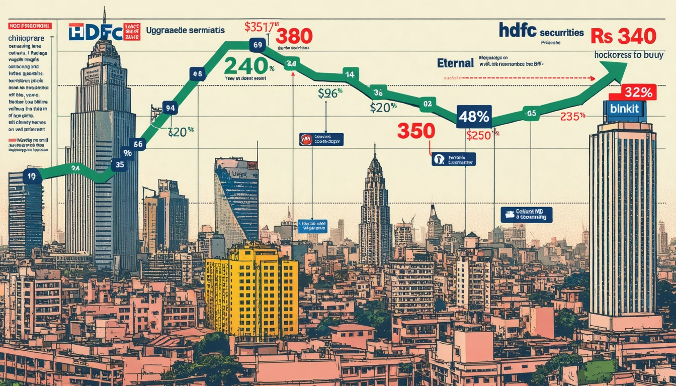 HDFC Securities Upgrades Eternal to Buy with Rs 340 Target Price